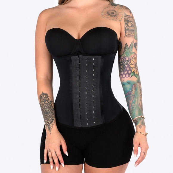 ANGEL CURVES EXTREME WAIST TRAINER 3 HOOK BLACK - Picture 1 of 5